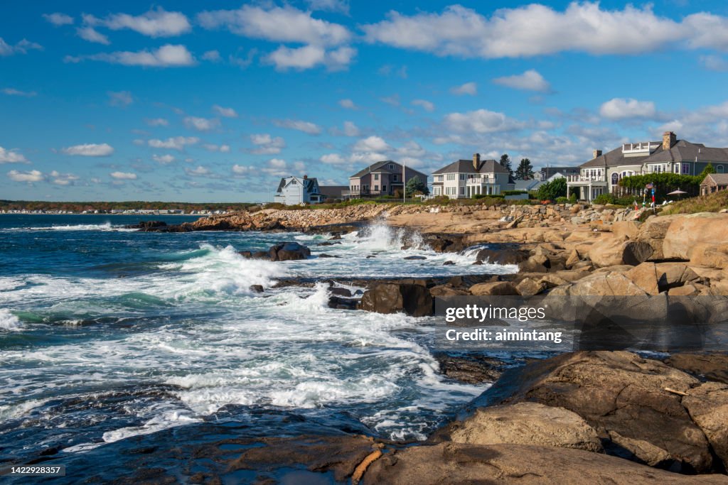 Waterfront houses