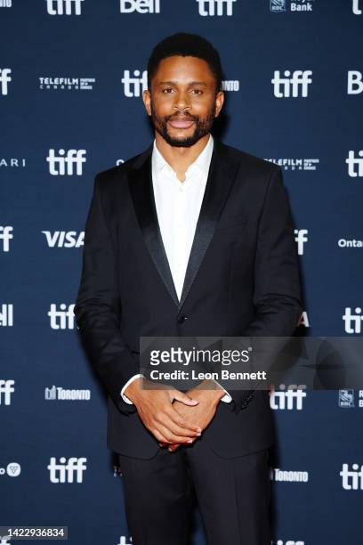 Nnamdi Asomugha attends "The Good Nurse" Premiere during the 2022 Toronto International Film Festival at Princess of Wales Theatre on September 11,...