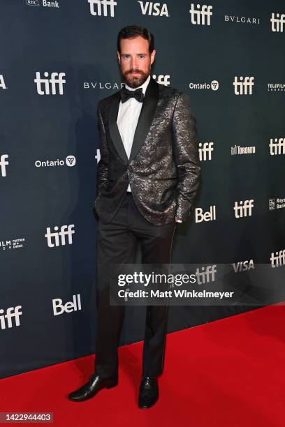 Charlie Carrick attends the "Alice, Darling" Premiere during the 2022 Toronto International Film Festival at Princess of Wales Theatre on September...