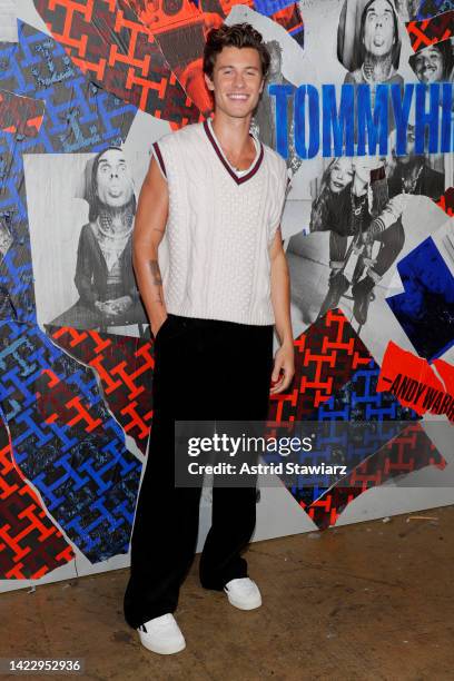 Shawn Mendes attends Tommy Factory New York Fall 2022 at Skyline Drive-In on September 11, 2022 in Brooklyn, New York.