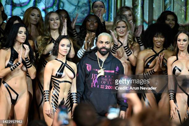 Designer Joel Alvarez on the runway for Black Tape Project At New York Fashion Week Powered By Art Hearts Fashion September 2022 at The Angel...