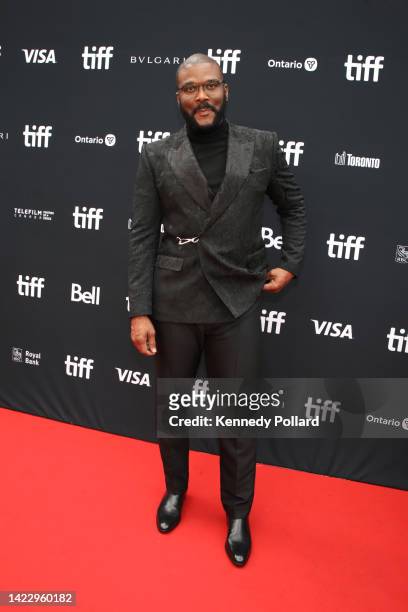 Tyler Perry attends Netflix's "A Jazzman's Blues" world premiere / post reception at the Toronto International Film Festival at Roy Thomson Hall on...