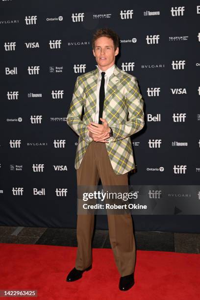 Eddie Redmayne attends Netflix's "The Good Nurse" world premiere / pre-reception at the Toronto International Film Festival at Princess of Wales...