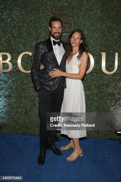 Charlie Carrick and guest attend the RBC Hosted "Alice, Darling" Cocktail Party At RBC House Toronto International Film Festival 2022 on September...