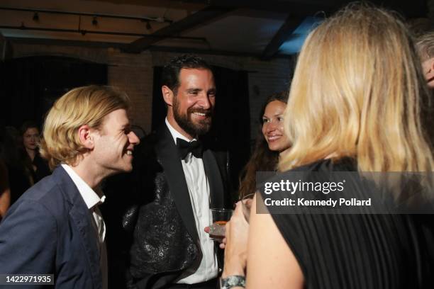 Charlie Carrick and guests attend the RBC Hosted "Alice, Darling" Cocktail Party At RBC House Toronto International Film Festival 2022 on September...