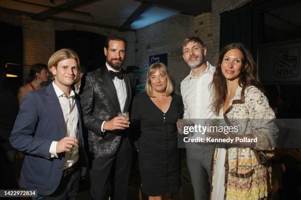 Charlie Carrick and guests attend the RBC Hosted "Alice, Darling" Cocktail Party At RBC House Toronto International Film Festival 2022 on September...