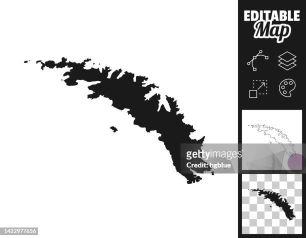 ilustraciones, imágenes clip art, dibujos animados e iconos de stock de mapas de las islas georgias del sur y sandwich del sur para el diseño. fácilmente editable - south georgia island