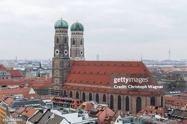 munich - central church - frauenkirche - dom stock pictures, royalty-free photos & images