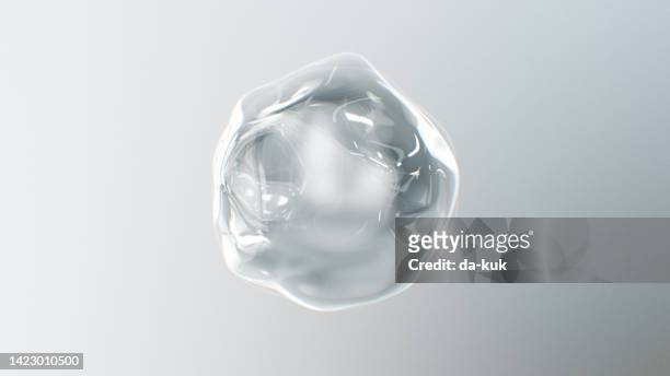 pure water drop - 3d glass stock pictures, royalty-free photos & images