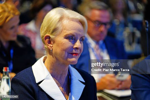 Cindy McCain attends the 48th edition of Economic Forum of Cernobbio on September 02, 2022 in Cernobbio, Italy.