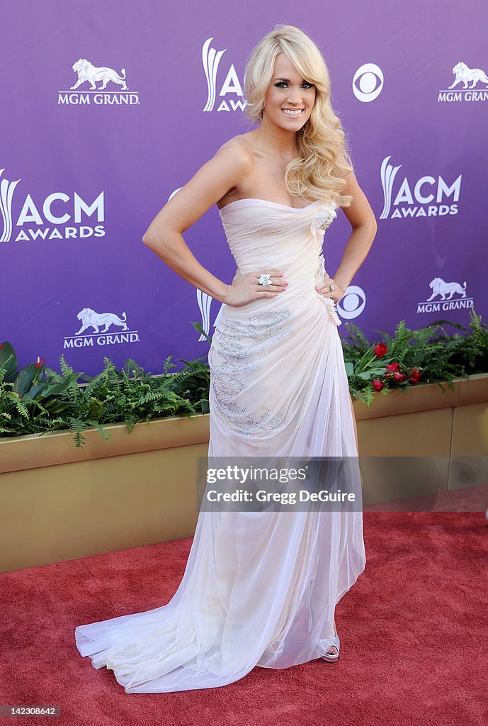 47th Annual Academy Of Country Music Awards - Arrivals