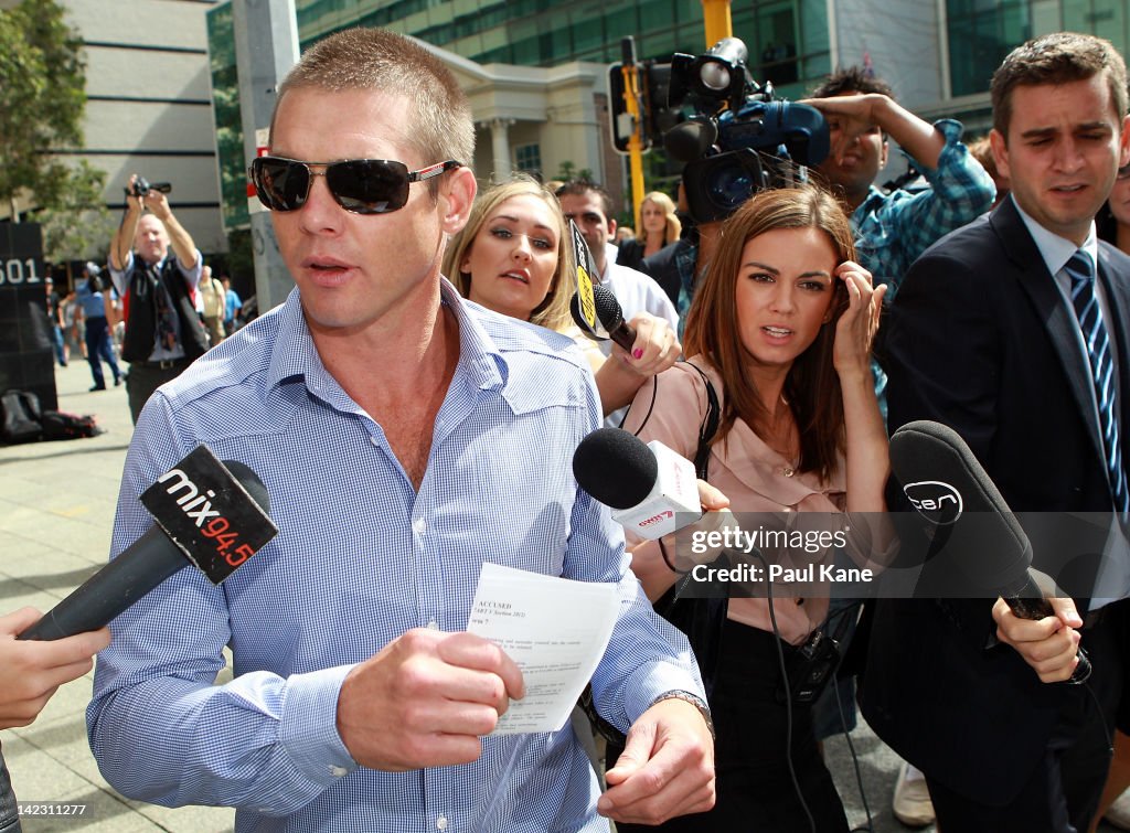 Ben Cousins Appears In Court