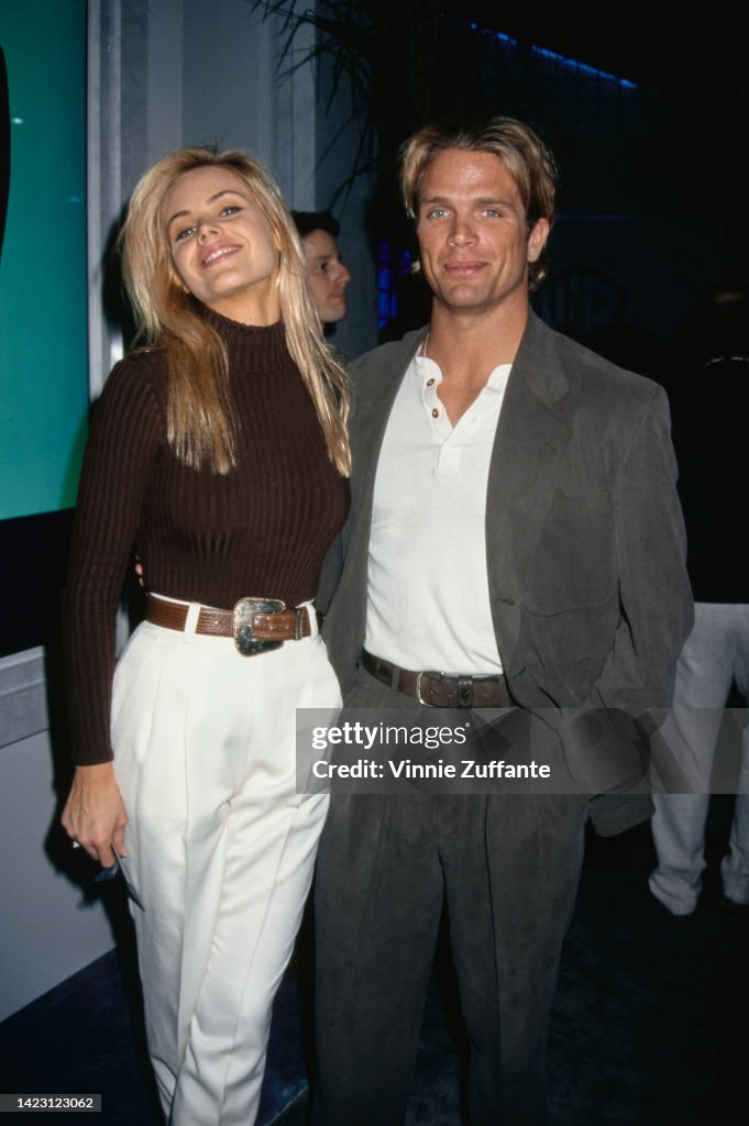 David Chokachi And Gena Lee Nolin At 1996 NATPE