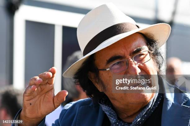 Albano Antonio Carrisi aka Al Bano attends the F1 Grand Prix of Italy on September 12, 2022 in Monza, Italy.