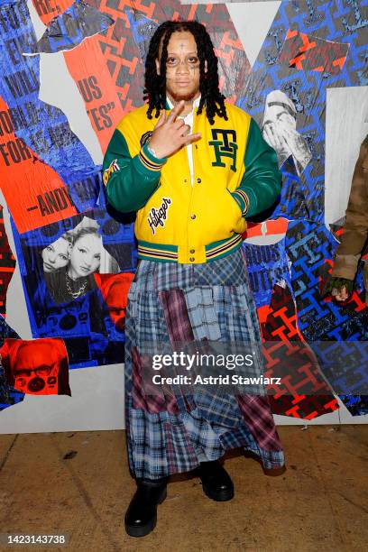 Trippie Red attends Tommy Factory New York Fall 2022 at Skyline Drive-In on September 11, 2022 in Brooklyn, New York.