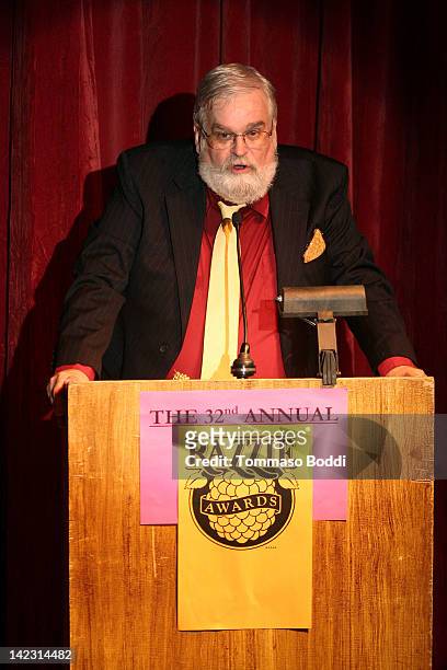 John Wilson attends the 32nd Annual RAZZIE Awards on April 1, 2012 in Santa Monica, California.