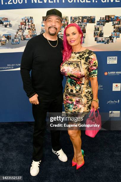 Ice T and Coco Austin attend the annual charity day hosted by Cantor Fitzgerald and The Cantor Fitzgerald Relief Fund on September 12, 2022 in New...