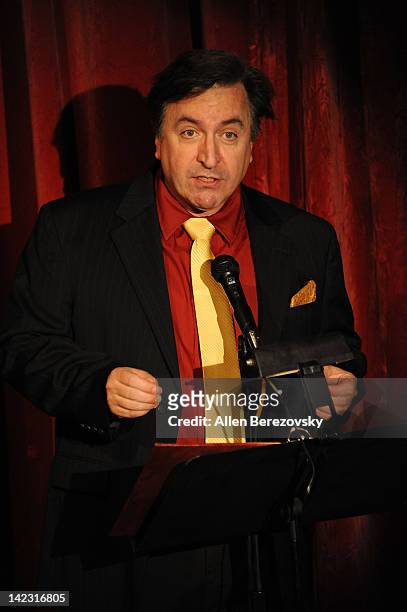 Glenn Simon presents at the 32nd Annual RAZZIE Awards Winners Announcement on April 1, 2012 in Santa Monica, California.