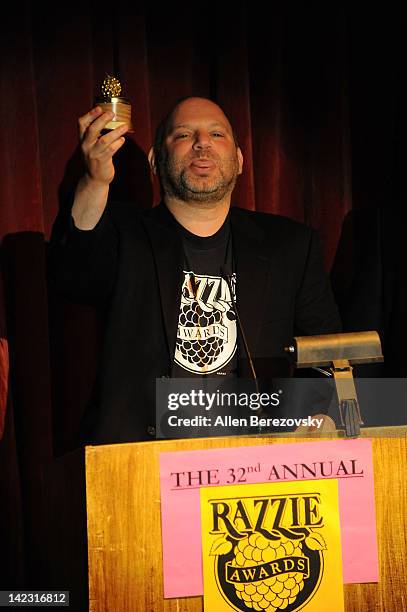 General view of the atmosphere at the 32nd Annual RAZZIE Awards Winners Announcement on April 1, 2012 in Santa Monica, California.