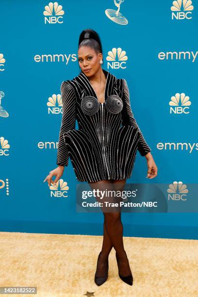 74th ANNUAL PRIMETIME EMMY AWARDS -- Pictured: Laverne Cox arrives to the 74th Annual Primetime Emmy Awards held at the Microsoft Theater on...