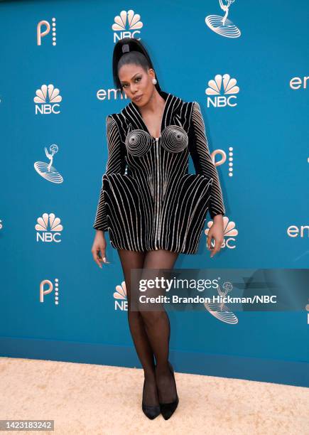 74th ANNUAL PRIMETIME EMMY AWARDS -- Pictured: Laverne Cox arrives to the 74th Annual Primetime Emmy Awards held at the Microsoft Theater on...