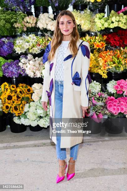 Olivia Palermo attends the Pamella Roland fashion show during September 2022 New York Fashion Week: The Shows at The Hudson Collective on September...