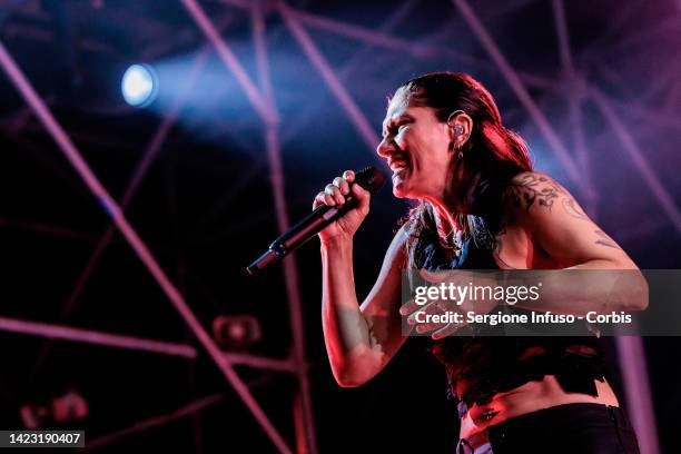 Elisa performs at Castello Sforzesco on September 12, 2022 in Milan, Italy.