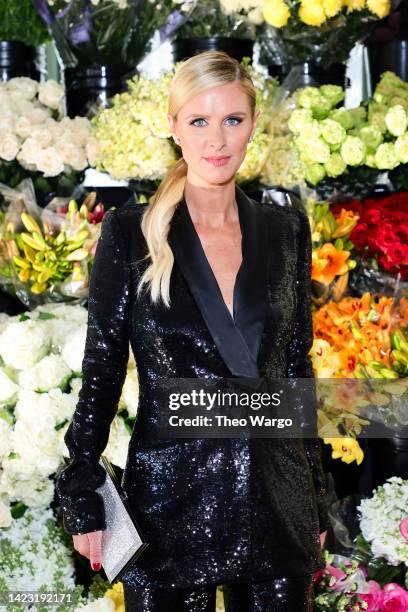 Nicky Hilton Rothschild attends the Pamella Roland fashion show during September 2022 New York Fashion Week: The Shows at The Hudson Collective on...