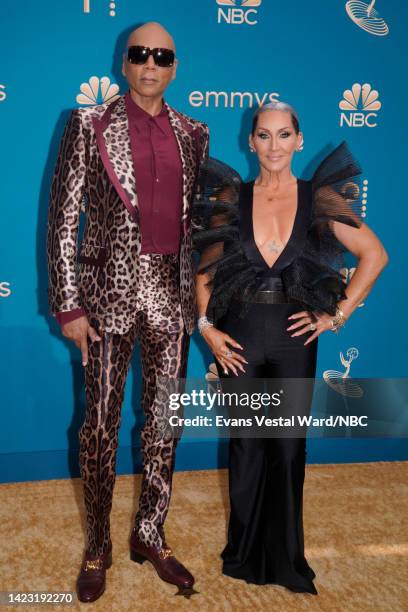 74th ANNUAL PRIMETIME EMMY AWARDS -- Pictured: RuPaul and Michelle Visage arrive to the 74th Annual Primetime Emmy Awards held at the Microsoft...