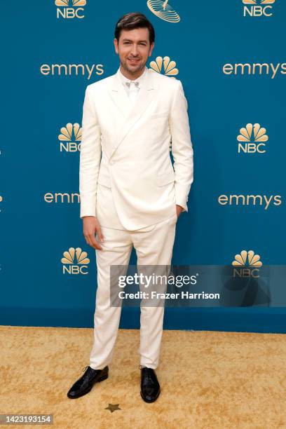 Nicholas Braun attends the 74th Primetime Emmys at Microsoft Theater on September 12, 2022 in Los Angeles, California.
