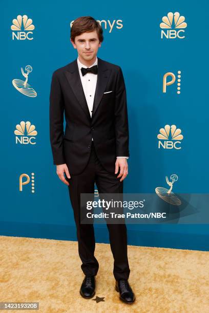 74th ANNUAL PRIMETIME EMMY AWARDS -- Pictured: Freddie Highmore arrives to the 74th Annual Primetime Emmy Awards held at the Microsoft Theater on...