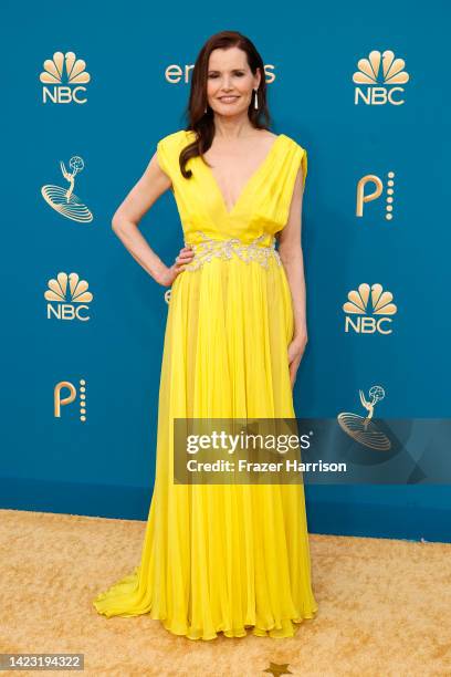Geena Davis attends the 74th Primetime Emmys at Microsoft Theater on September 12, 2022 in Los Angeles, California.