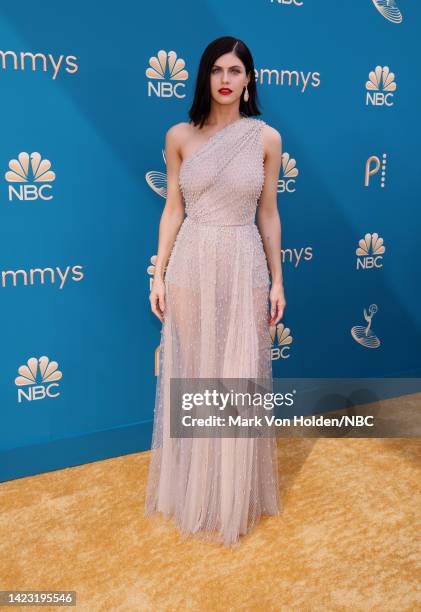 74th ANNUAL PRIMETIME EMMY AWARDS -- Pictured: Alexandra Daddario arrives to the 74th Annual Primetime Emmy Awards held at the Microsoft Theater on...