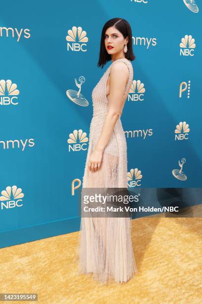 74th ANNUAL PRIMETIME EMMY AWARDS -- Pictured: Alexandra Daddario arrives to the 74th Annual Primetime Emmy Awards held at the Microsoft Theater on...