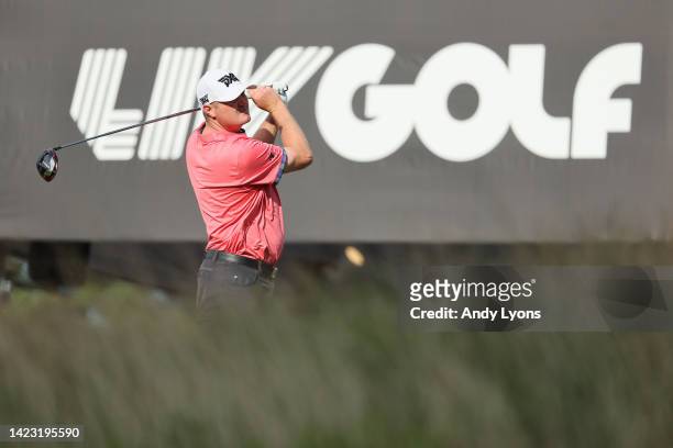 Jason Kokrak during Day Three of the LIV Golf Invitational - Boston at The Oaks golf course at The International on September 04, 2022 in Bolton,...