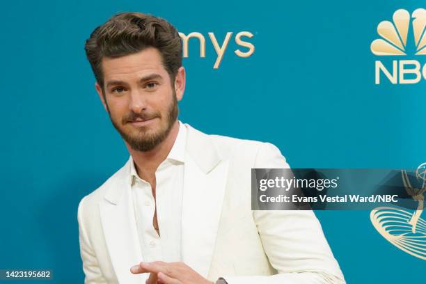 74th ANNUAL PRIMETIME EMMY AWARDS -- Pictured: Andrew Garfield arrives to the 74th Annual Primetime Emmy Awards held at the Microsoft Theater on...