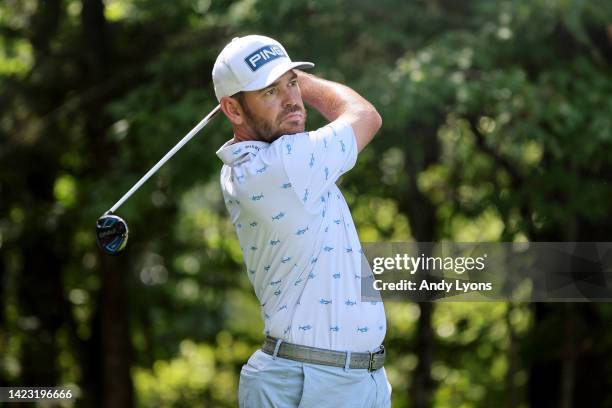 Louis Oosthuizen during Day Three of the LIV Golf Invitational - Boston at The Oaks golf course at The International on September 04, 2022 in Bolton,...