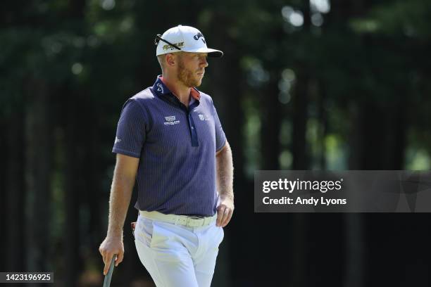 Talor Gooch during Day Three of the LIV Golf Invitational - Boston at The Oaks golf course at The International on September 04, 2022 in Bolton,...