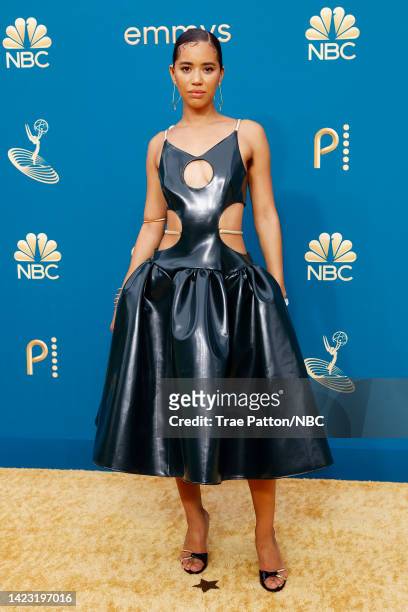74th ANNUAL PRIMETIME EMMY AWARDS -- Pictured: Jasmin Savoy Brown arrives to the 74th Annual Primetime Emmy Awards held at the Microsoft Theater on...