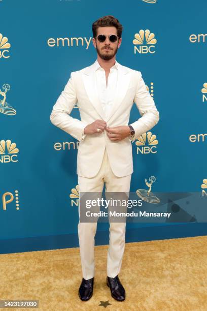 Andrew Garfield attends the 74th Primetime Emmys at Microsoft Theater on September 12, 2022 in Los Angeles, California.