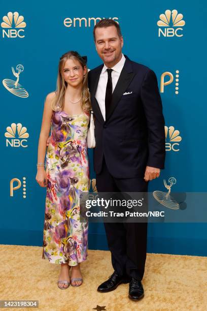 74th ANNUAL PRIMETIME EMMY AWARDS -- Pictured: Maeve O'Donnell and Chris O'Donnell arrive to the 74th Annual Primetime Emmy Awards held at the...