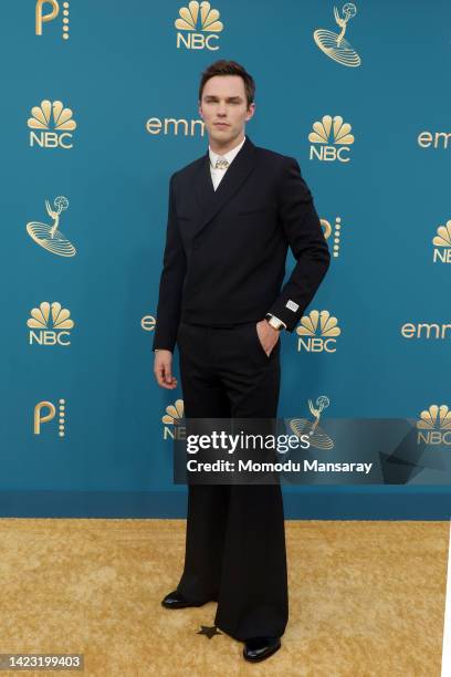Nicholas Hoult attends the 74th Primetime Emmys at Microsoft Theater on September 12, 2022 in Los Angeles, California.