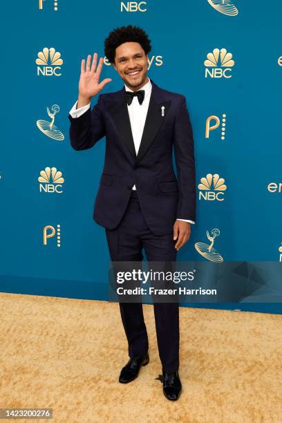 Trevor Noah attends the 74th Primetime Emmys at Microsoft Theater on September 12, 2022 in Los Angeles, California.