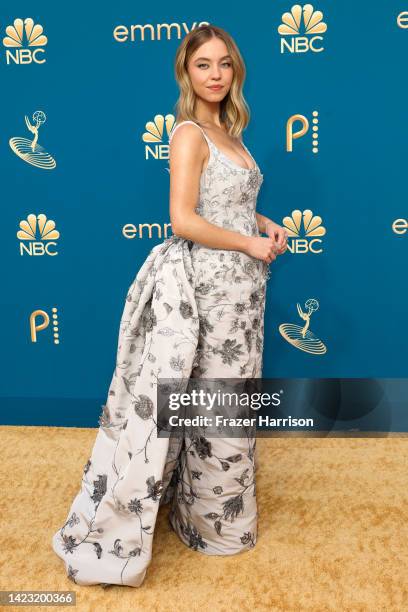 Sydney Sweeney attends the 74th Primetime Emmys at Microsoft Theater on September 12, 2022 in Los Angeles, California.