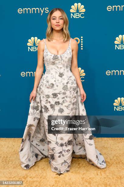 Sydney Sweeney attends the 74th Primetime Emmys at Microsoft Theater on September 12, 2022 in Los Angeles, California.