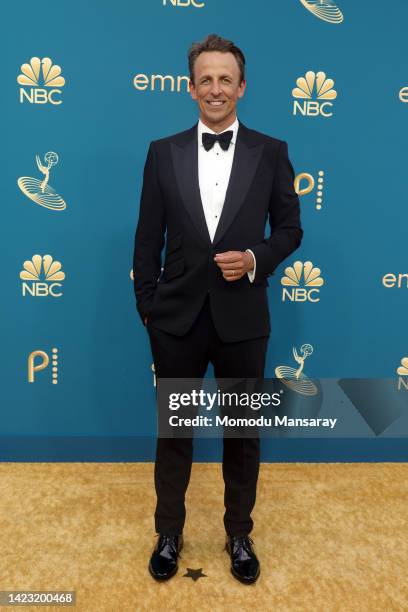 Seth Meyers attends the 74th Primetime Emmys at Microsoft Theater on September 12, 2022 in Los Angeles, California.