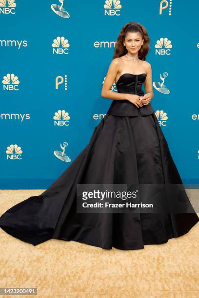 Zendaya attends the 74th Primetime Emmys at Microsoft Theater on September 12, 2022 in Los Angeles, California.