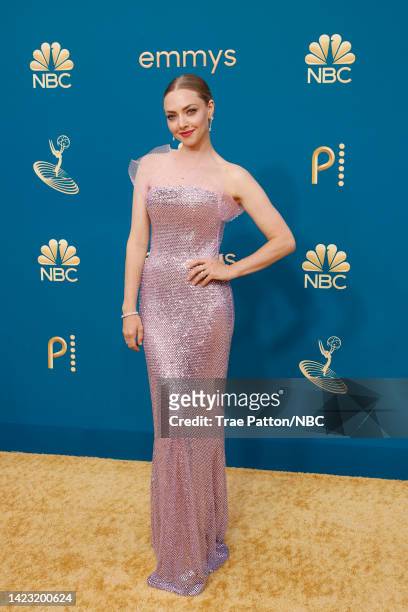 74th ANNUAL PRIMETIME EMMY AWARDS -- Pictured: Amanda Seyfried arrives to the 74th Annual Primetime Emmy Awards held at the Microsoft Theater on...