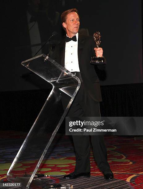 Burkett attends the 55th Annual New York Emmy Awards gala at the Marriott Marquis Times Square on April 1, 2012 in New York City.