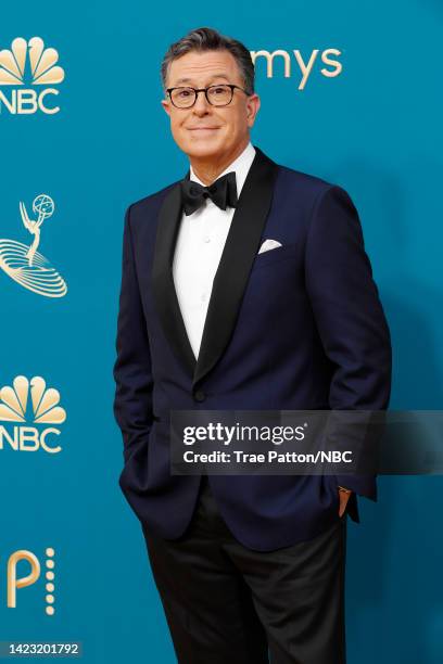 74th ANNUAL PRIMETIME EMMY AWARDS -- Pictured: Stephen Colbert arrives to the 74th Annual Primetime Emmy Awards held at the Microsoft Theater on...